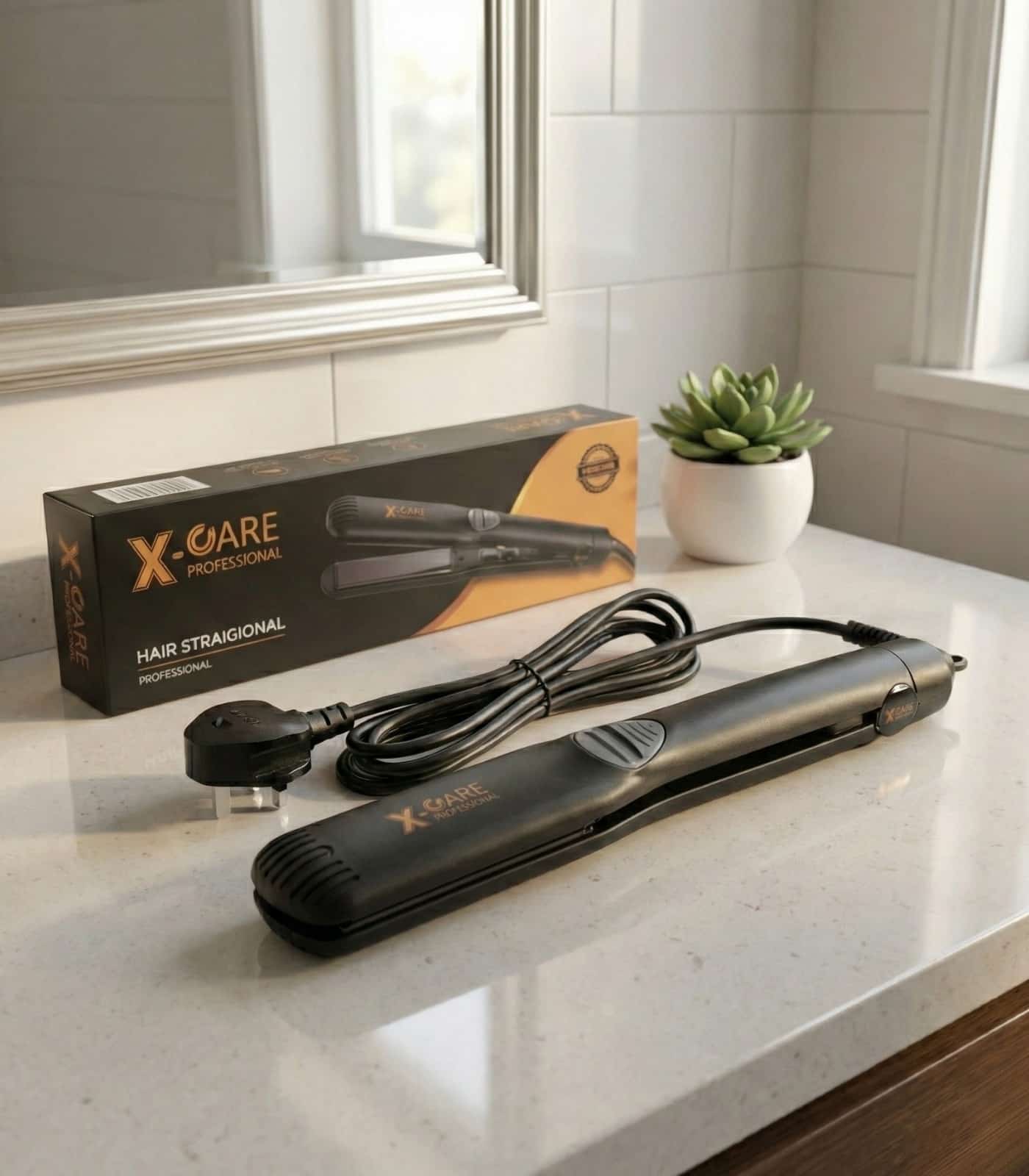 مكواة سيراميك فرد الشعر بروفيشنال x care