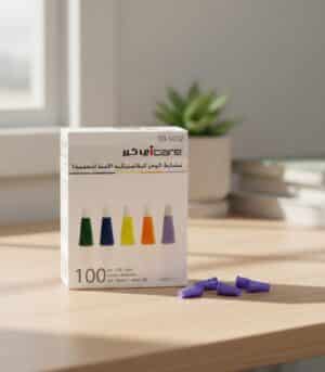 ابر وخز اي كير الملونة 100 قطعة