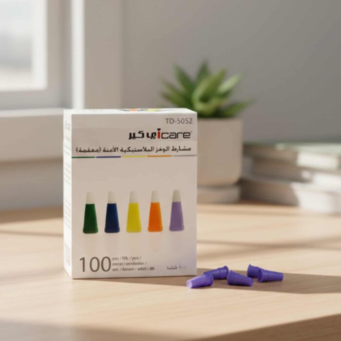 ابر وخز اي كير الملونة 100 قطعة