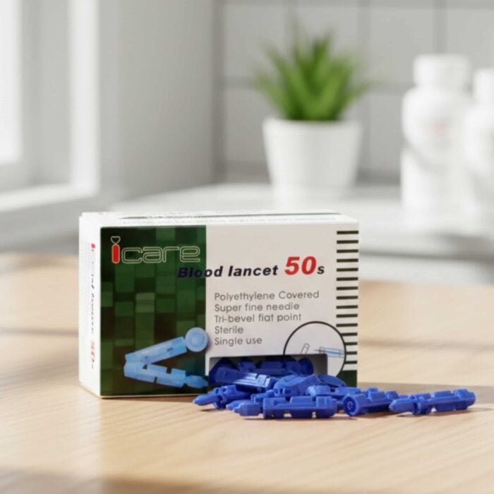 اي كير شرائح اختبار السكر 50 قطعة بدقة عالية