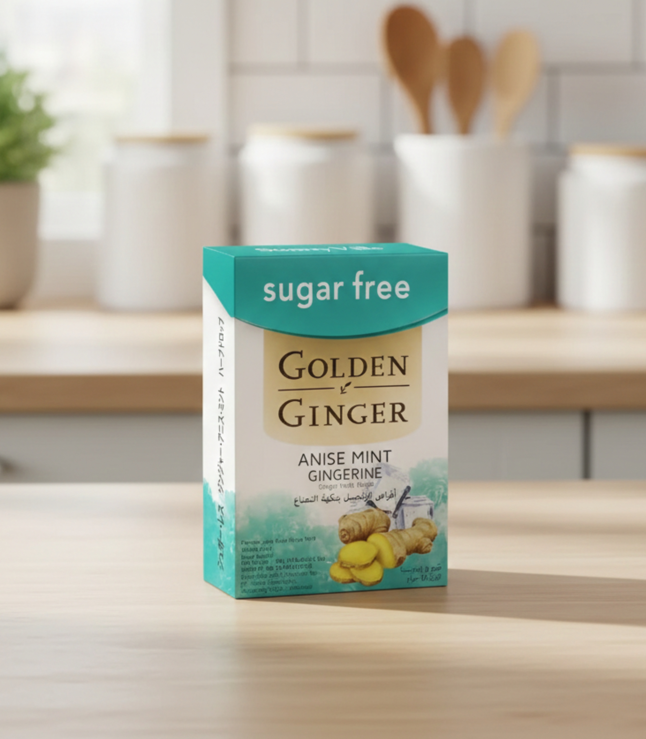 جولدن جينجر أقراص الزنجبيل بنكهة النعناع