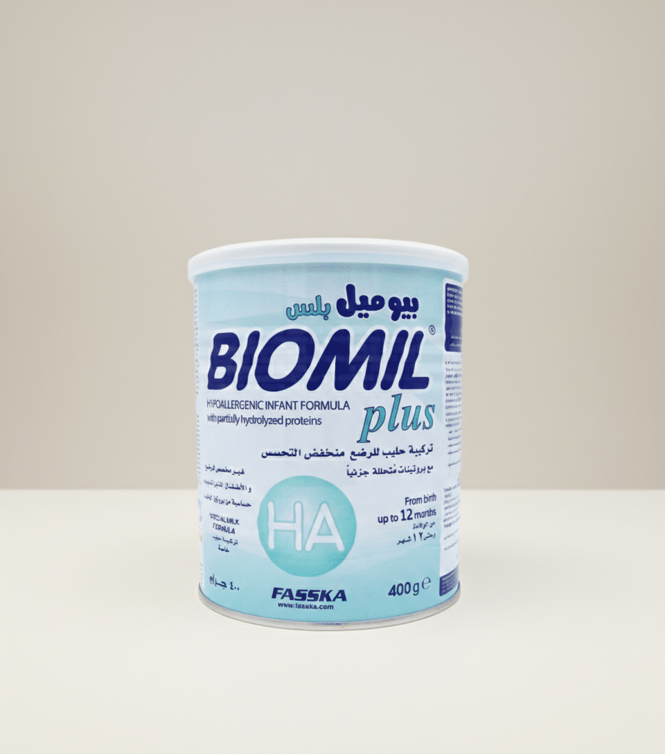 حليب الأطفال بيوميل بلس اتش اي 400 جرام من الولادة الى 12 شهر 1