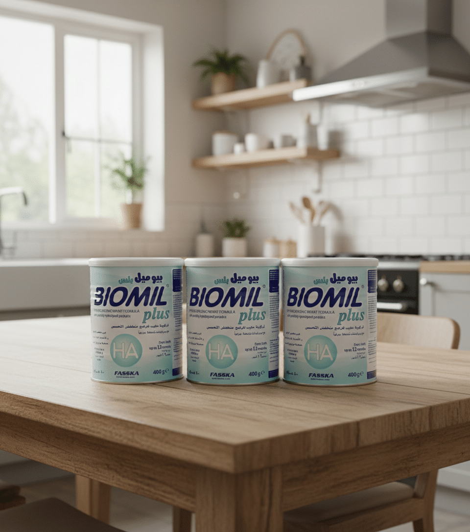 حليب الأطفال بيوميل بلس اتش اي 400 جرام من الولادة الى 12 شهر 3