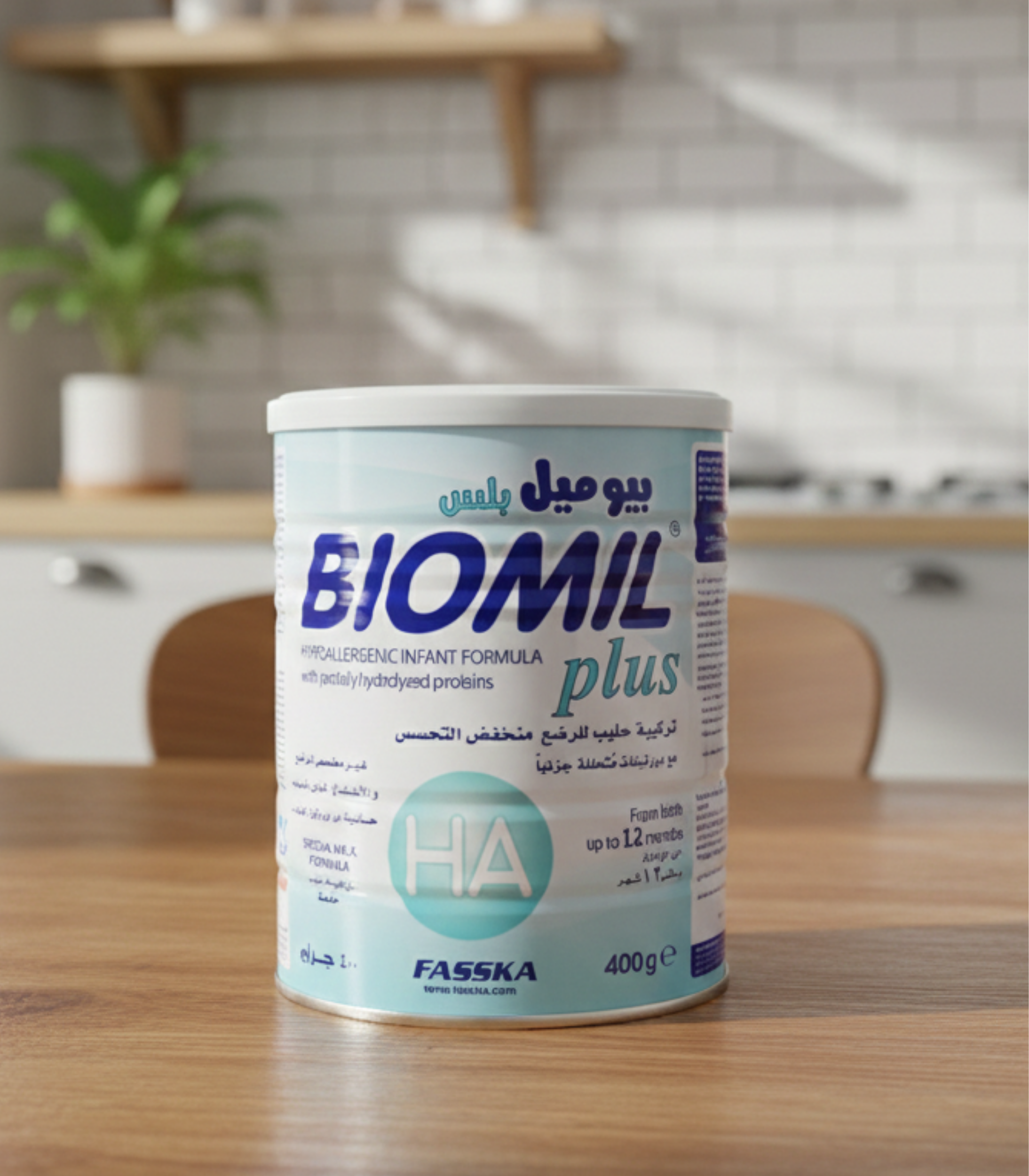 حليب الأطفال بيوميل بلس اتش اي 400 جرام - من الولادة الى 12 شهر