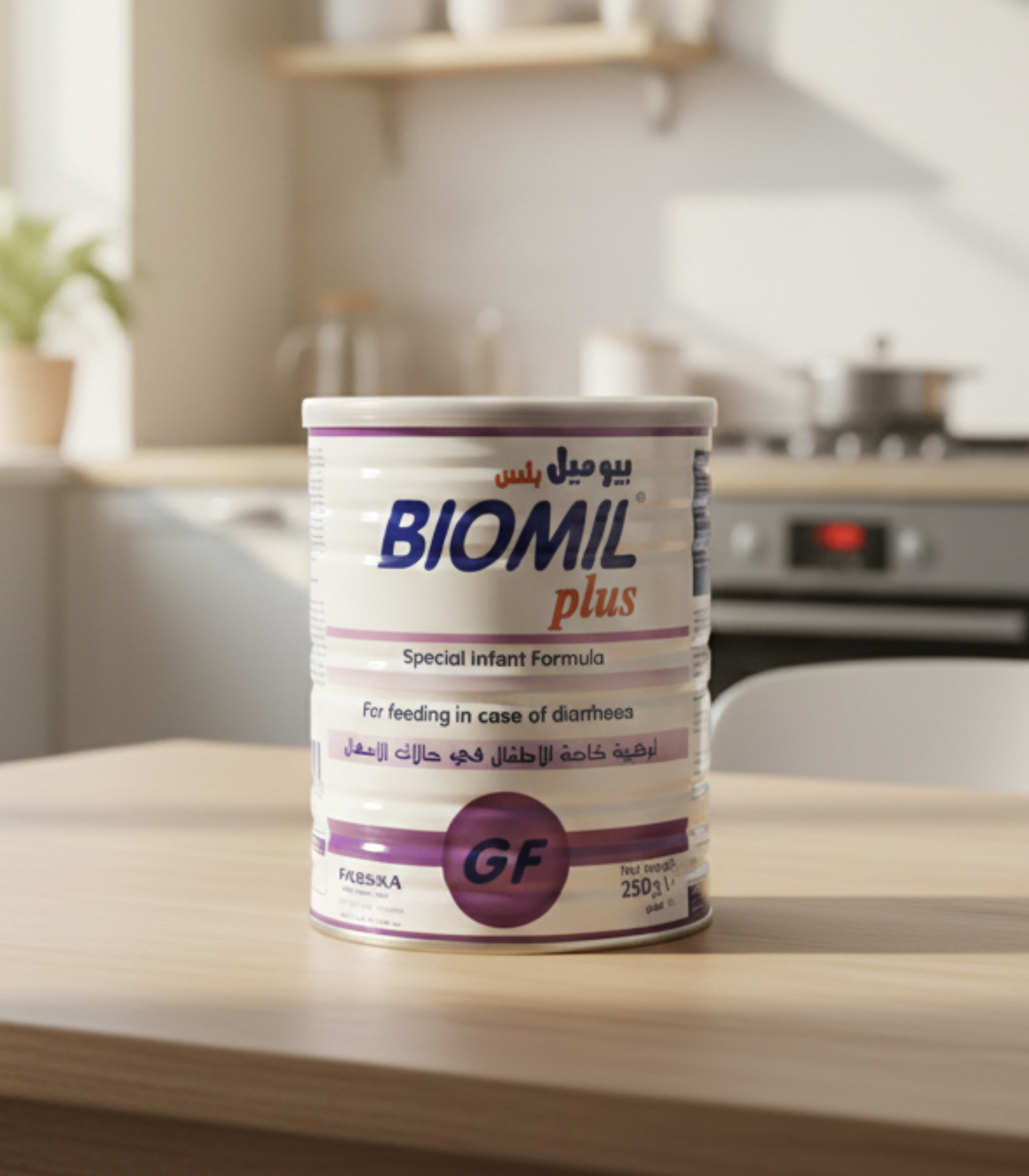 حليب الأطفال بيوميل بلس جى اف - 250 جرام