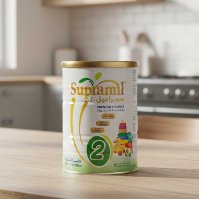 حليب الأطفال سوبراميل 2 من 6 إلى 12 شهر 400 جرام
