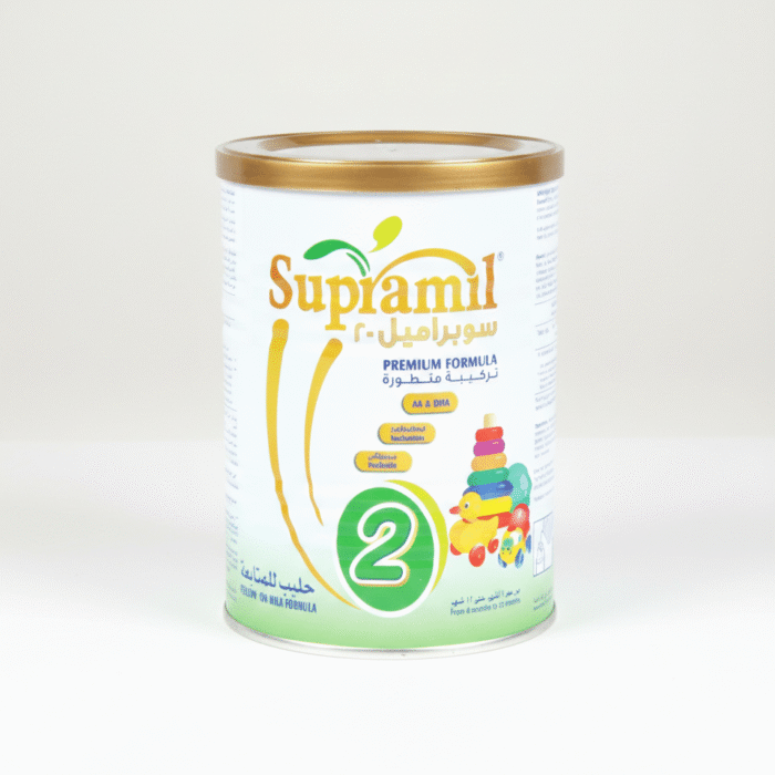 حليب الأطفال سوبراميل 2 من 6 إلى 12 شهر 400 جرام