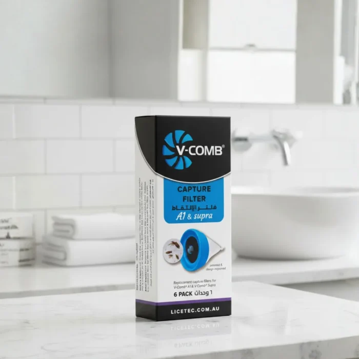 في كومب فلاتر التقاط القمل – 6 فلاتر أصلية لجهاز A1