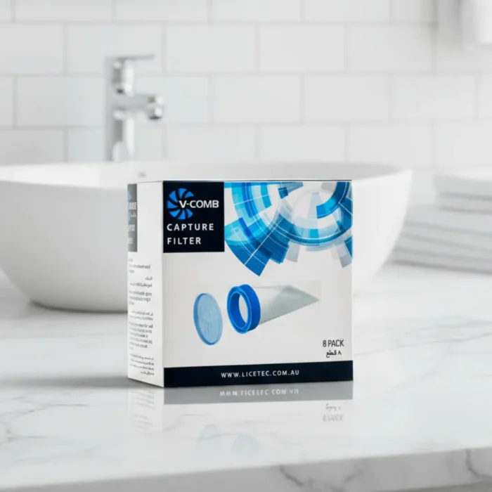 في كومب فلاتر التقاط القمل – 8 فلاتر أصلية