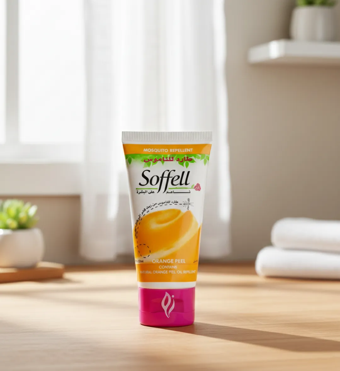 كريم سوفيل طارد للناموس برائحة البرتقال المنعشة 50 مل