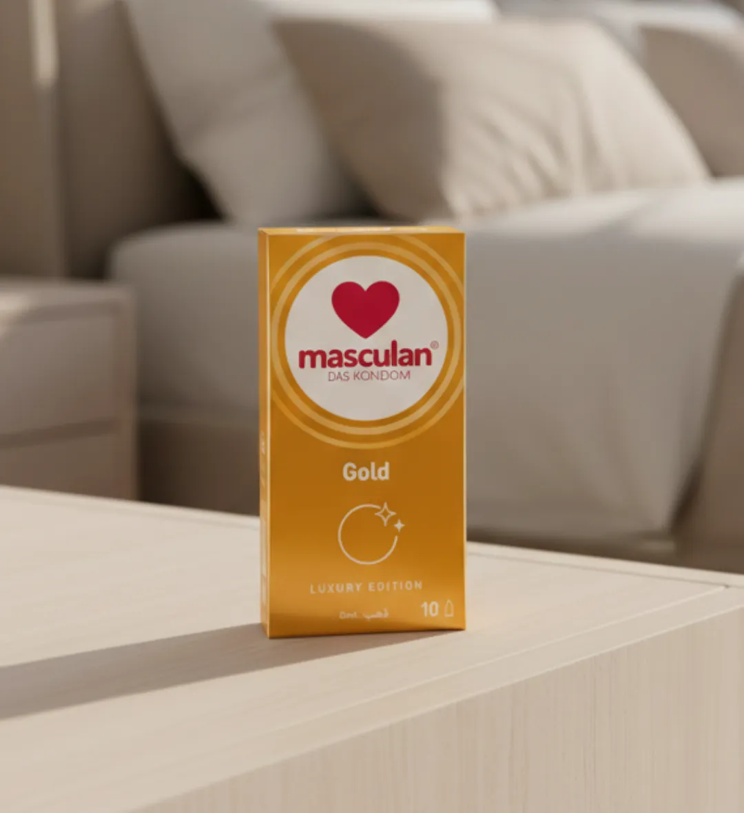 ماسكولان جولد عازل طبي بجودة فاخرة للحماية – 10 حبات