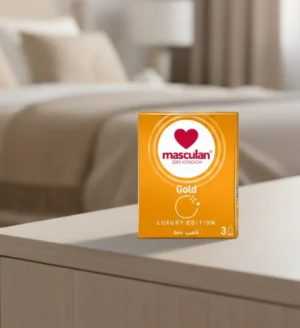 ماسكولان جولد عازل طبي بجودة فاخرة للحماية – 3 حبات (2)