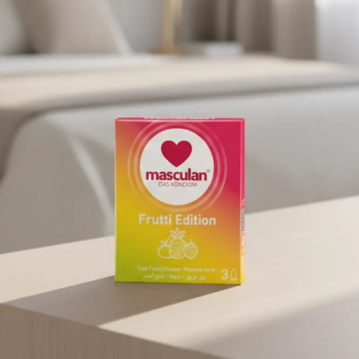 ماسكولان عازل طبي بنكهات متنوعة للحماية 3 حبات