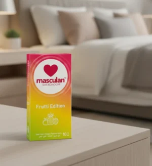 ماسكولان عازل طبي بنكهة الفواكه للحماية – 10 قطع (2)