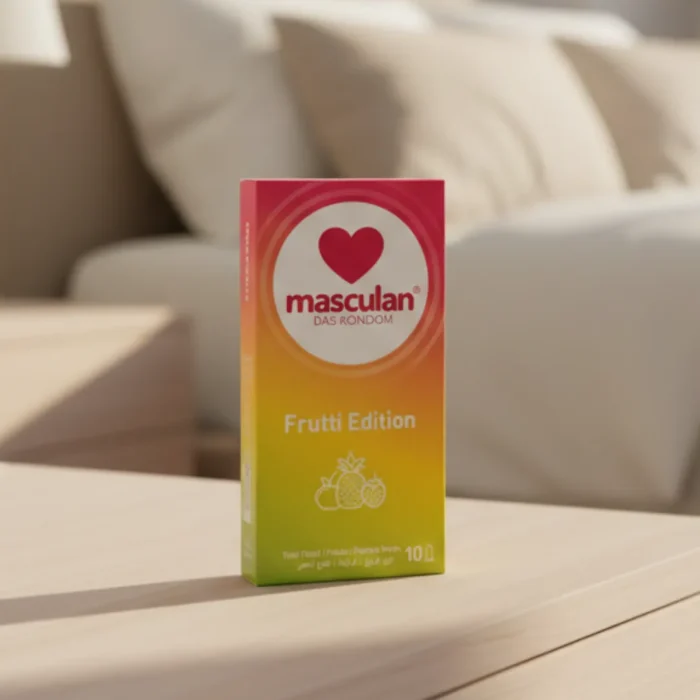 ماسكولان عازل طبي بنكهة الفواكه للحماية – 10 قطع