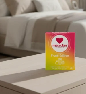 ماسكولان عازل طبي بنكهة الفواكه للحماية – 3 قطع (2)