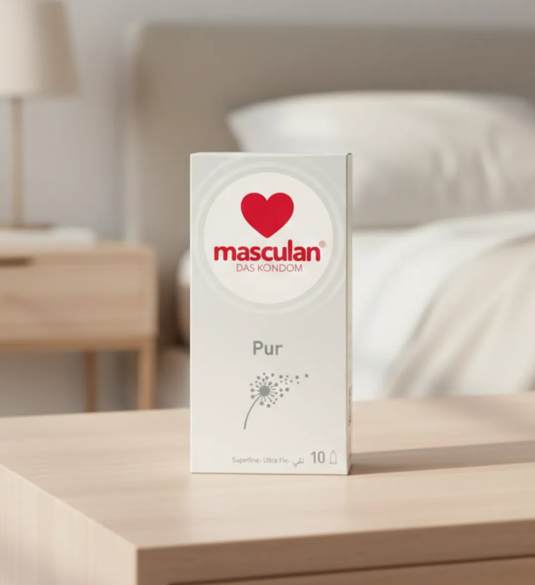 ماسكولان عازل طبي رقيق وشفاف لإحساس طبيعي – 10 قطع