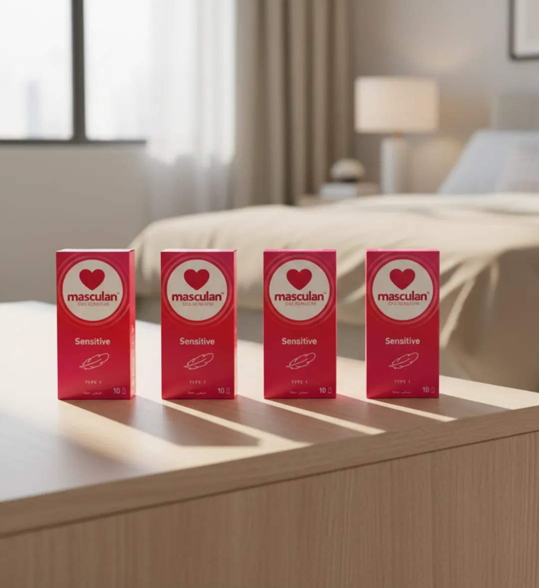 ماسكولان عازل طبي فائق الرقة إحساس كلاسيك – 10 حبات (4)