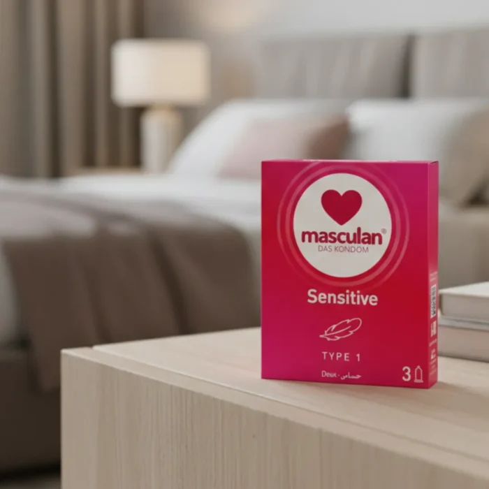 ماسكولان عازل طبي فائق الرقة إحساس كلاسيك – 3 حبات (2)