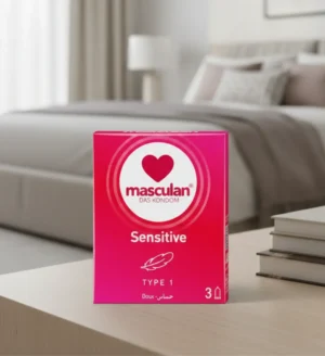 ماسكولان عازل طبي فائق الرقة إحساس كلاسيك – 3 حبات