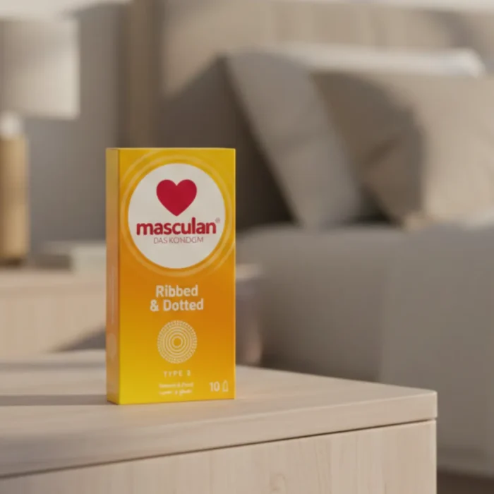 ماسكولان عازل طبي مضلع ومحبب للحماية الفائقة – 10 حبات (2)