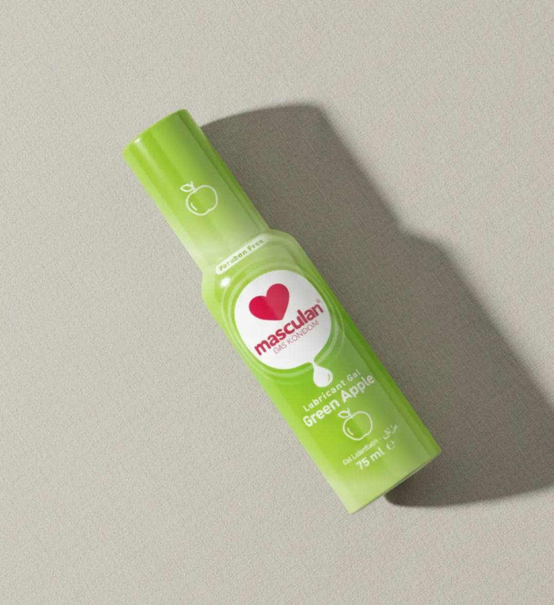 مسكولان جل طبي مزلق بنكهة التفاح الأخضر ومنعش – 75 مل (3)