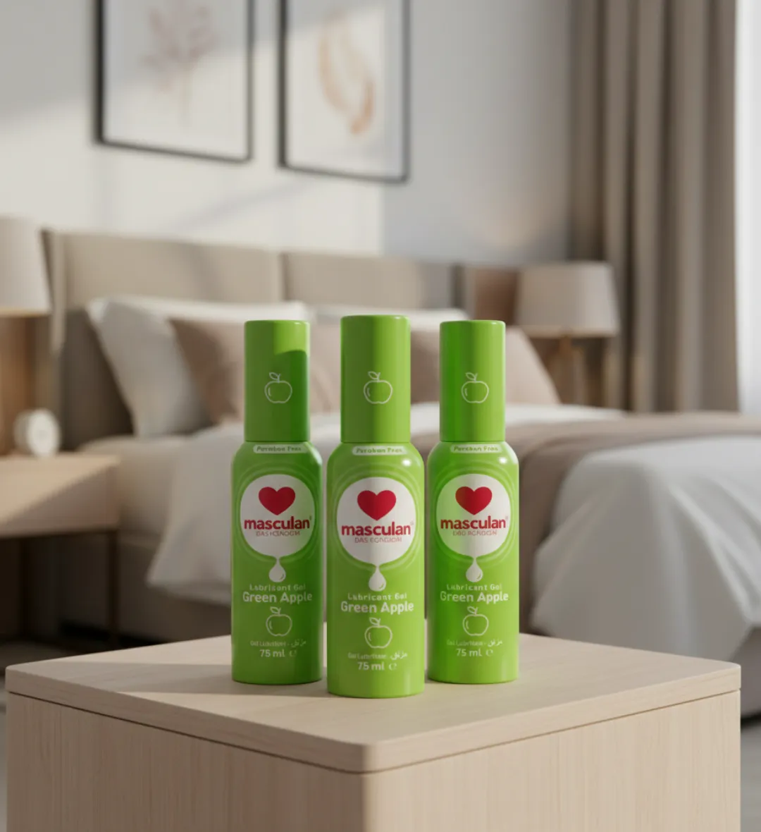 مسكولان جل طبي مزلق بنكهة التفاح الأخضر ومنعش – 75 مل (4)