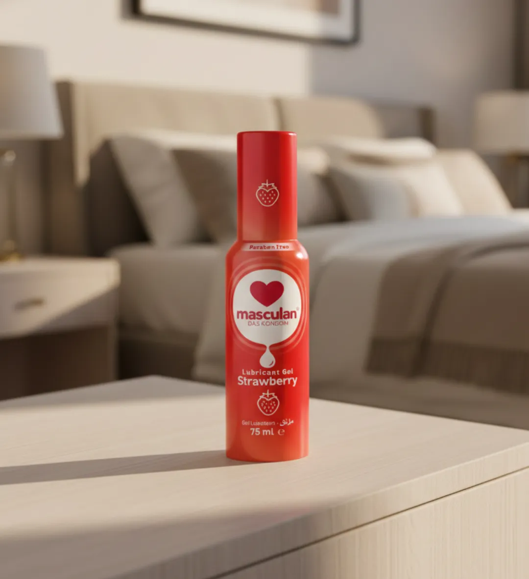 مسكولان جل طبي مزلق بنكهة الفراولة المنعشة – 75 مل