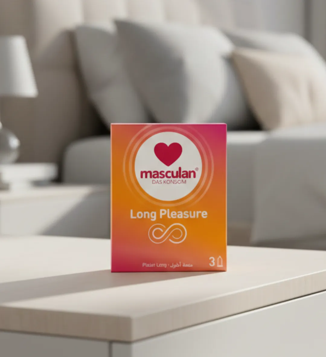 ماسكولان عازل طبي طويل الامد للعناية الفائقة 3 حبات