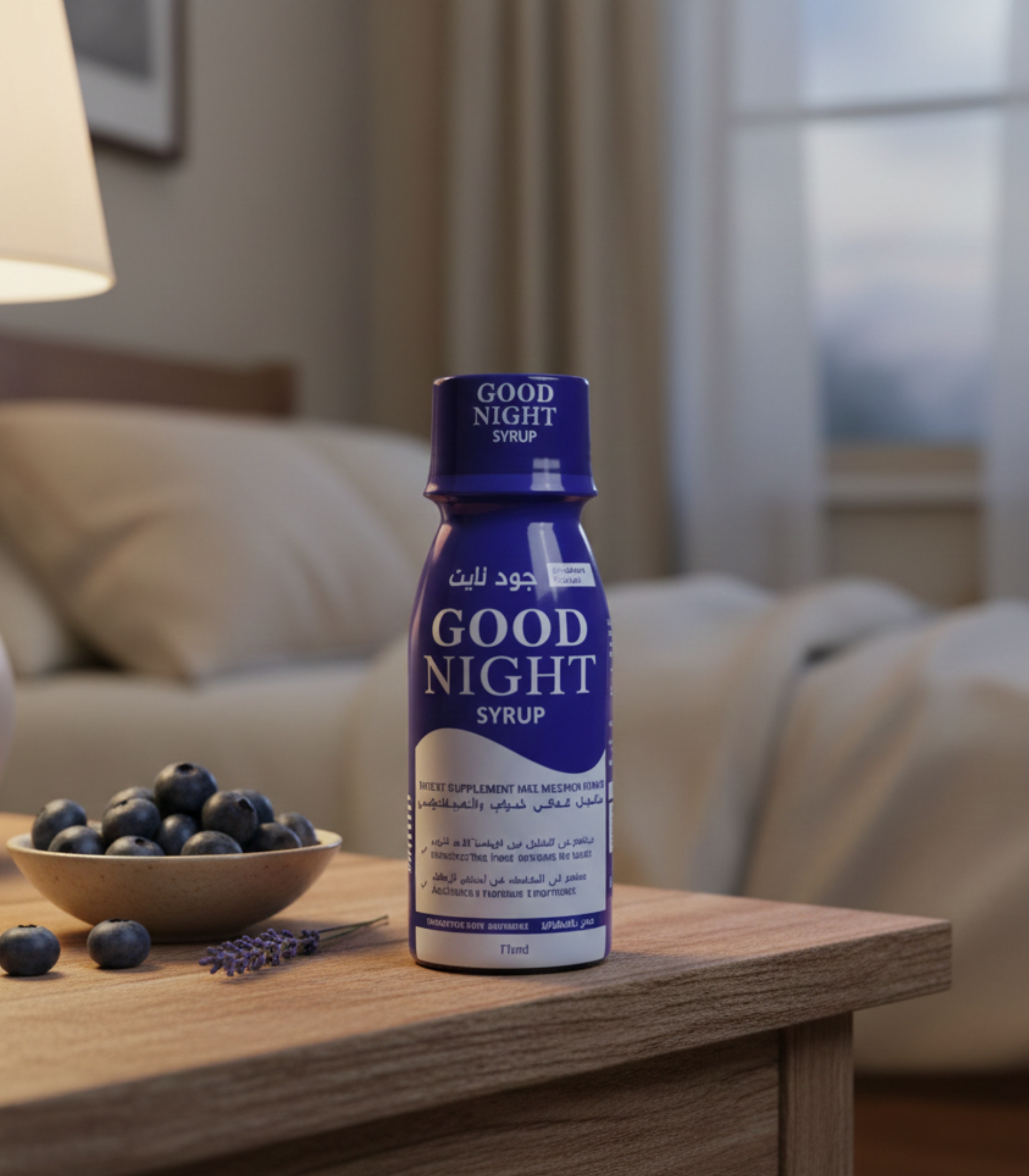 شراب جود نايت بالميلاتونين نكهة التوت الأزرق