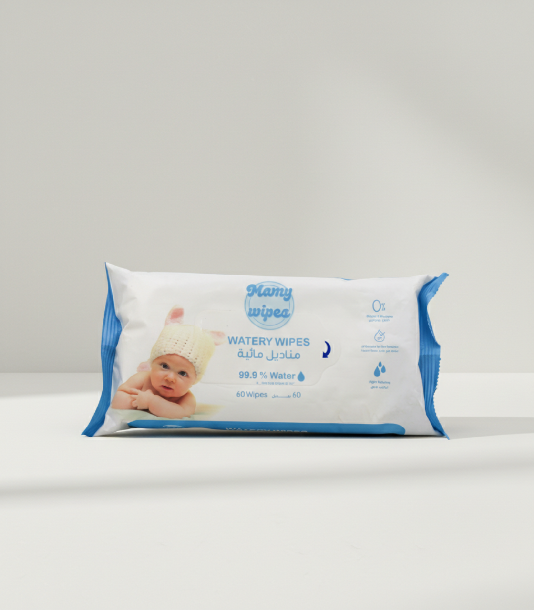 مناديل مائية 60 منديل mamy 1