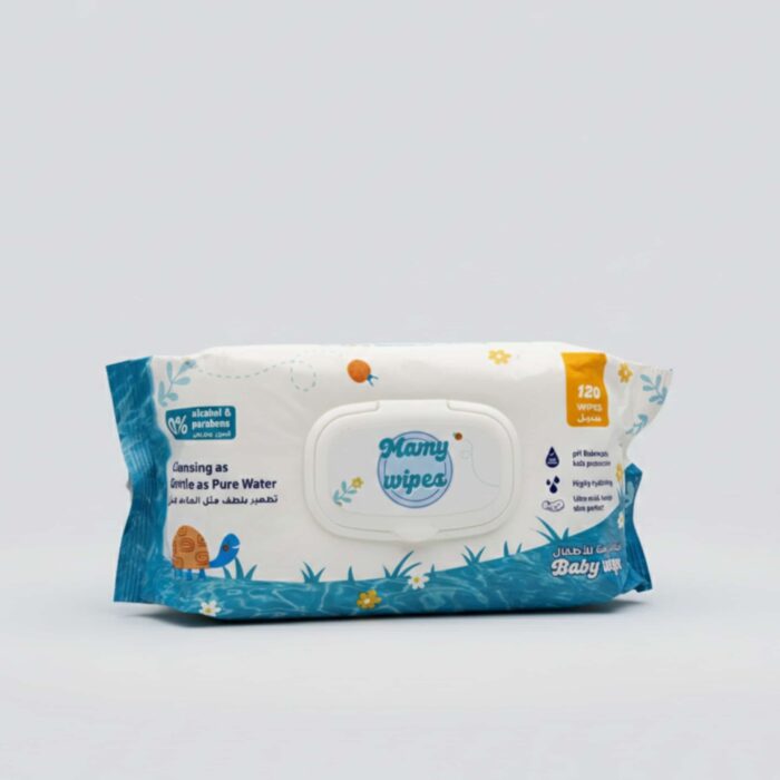 مناديل مبللة للأطفال 120 منديل mamy 1
