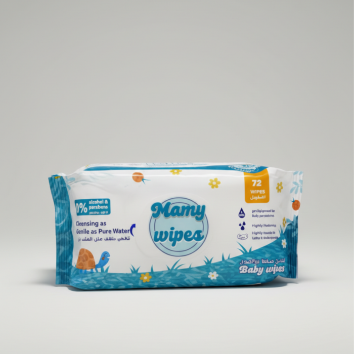 مناديل مبللة للأطفال 72 منديل mamy 1