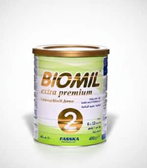 حليب الأطفال بيوميل إكسترا بريميوم 2 – 400 جرام للرضع