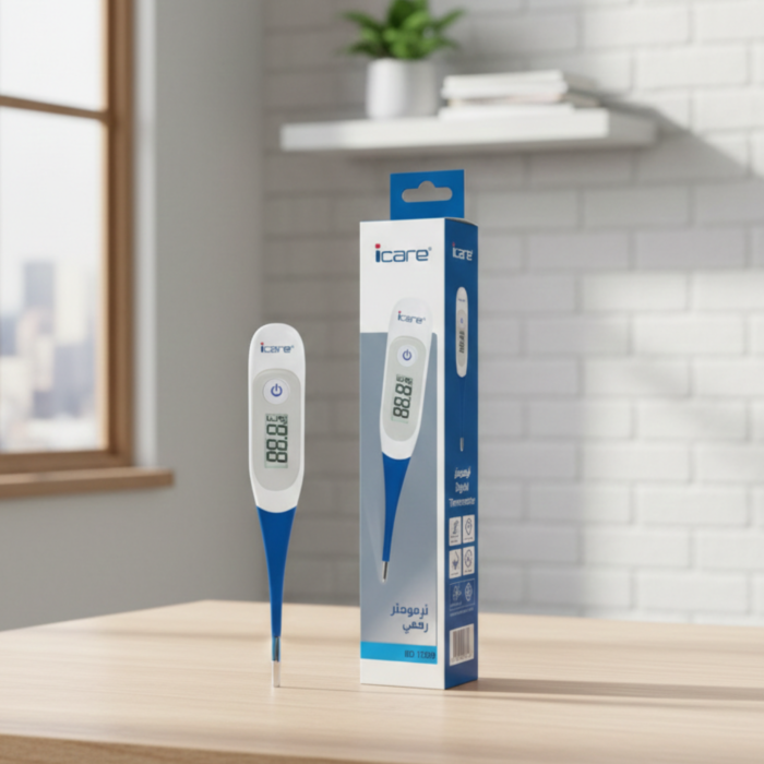 اي كير ترمومتر رقمي لقياس الحرارة bd 1170b