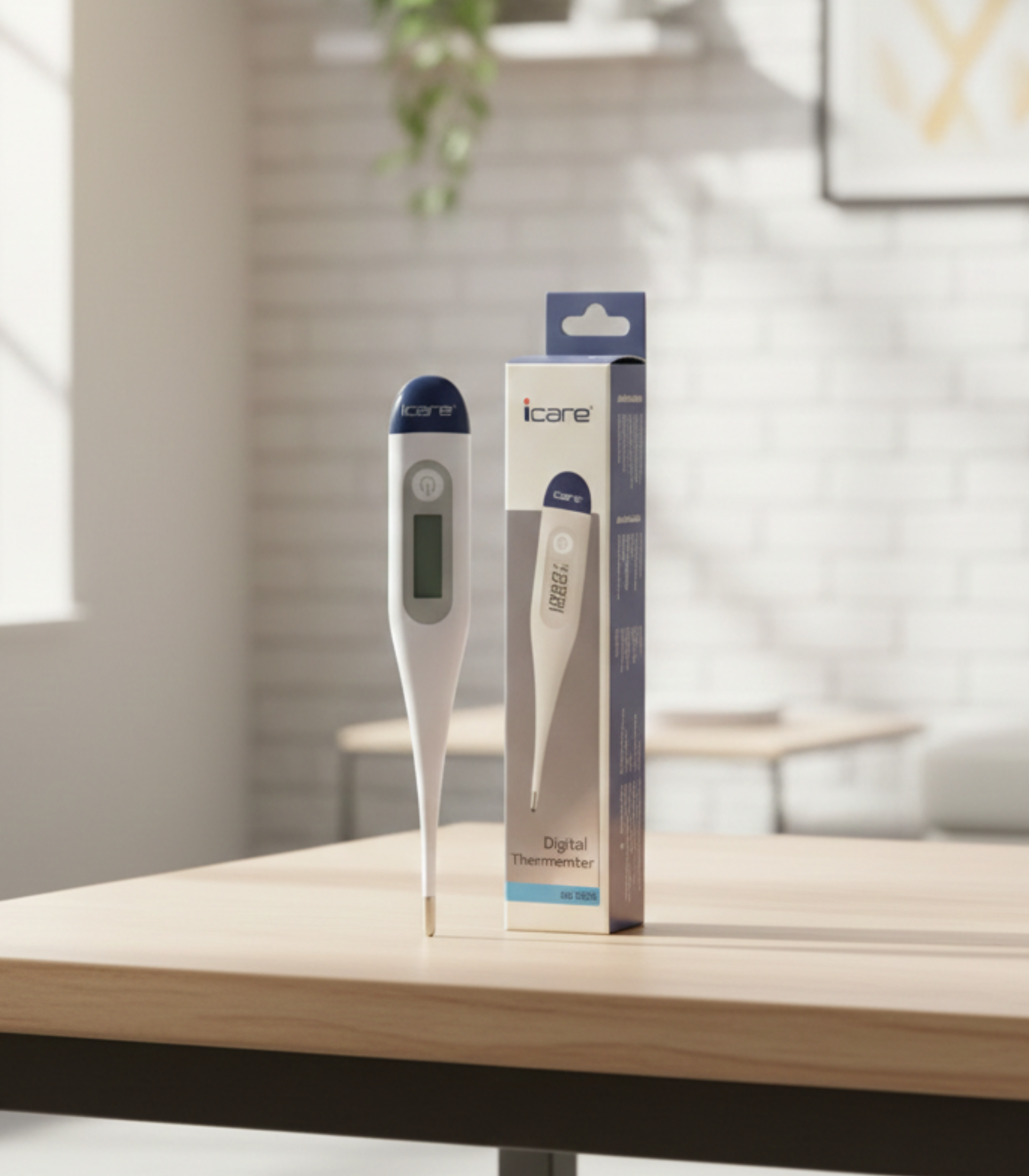 اي كير جهاز قياس الحرارة الرقمي BD1170