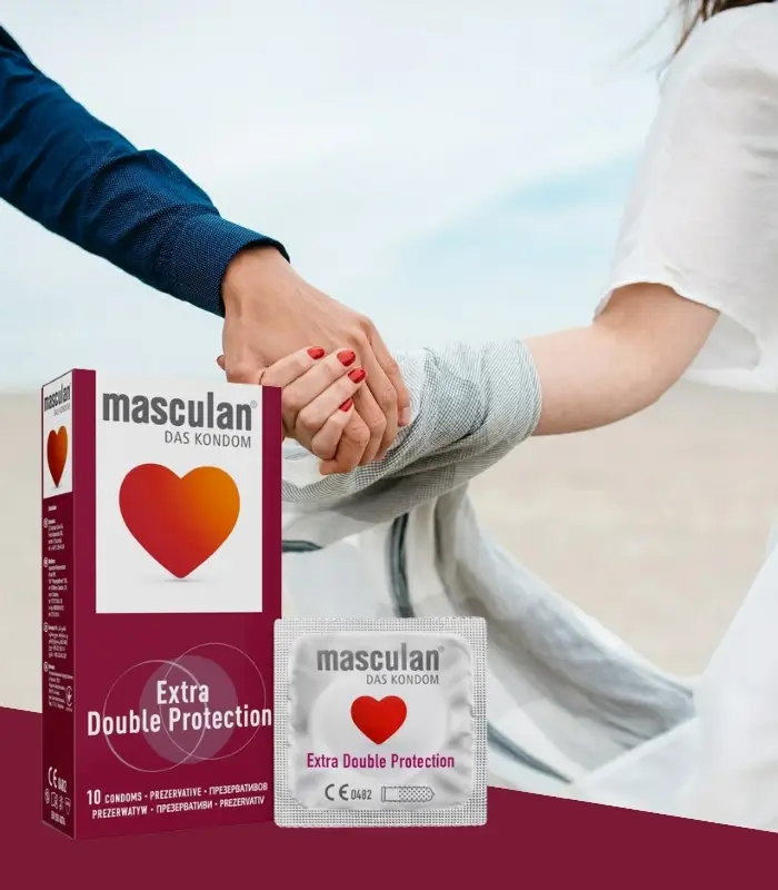 ماسكولان عازل طبي حماية مزدوجة – 10 حبات