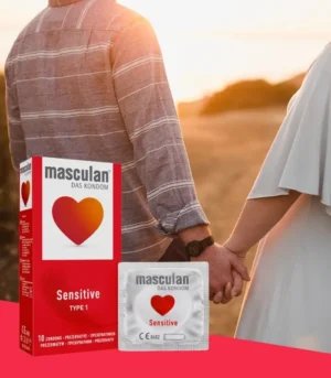 صورة علبة ماسكولان عازل طبي إحساس عالي رقيق كلاسيك