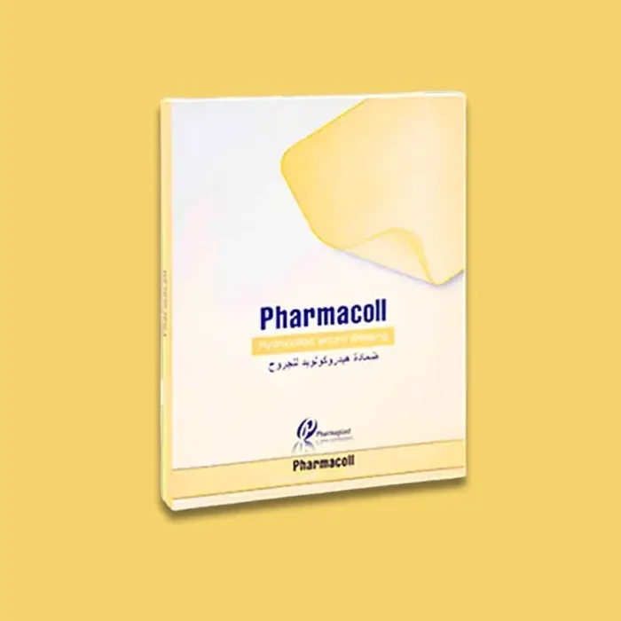 ضمادة هيدروكوليد فارماكول Pharmacoll مقاس 5×5 سم للعناية المتقدمة بالجروح.