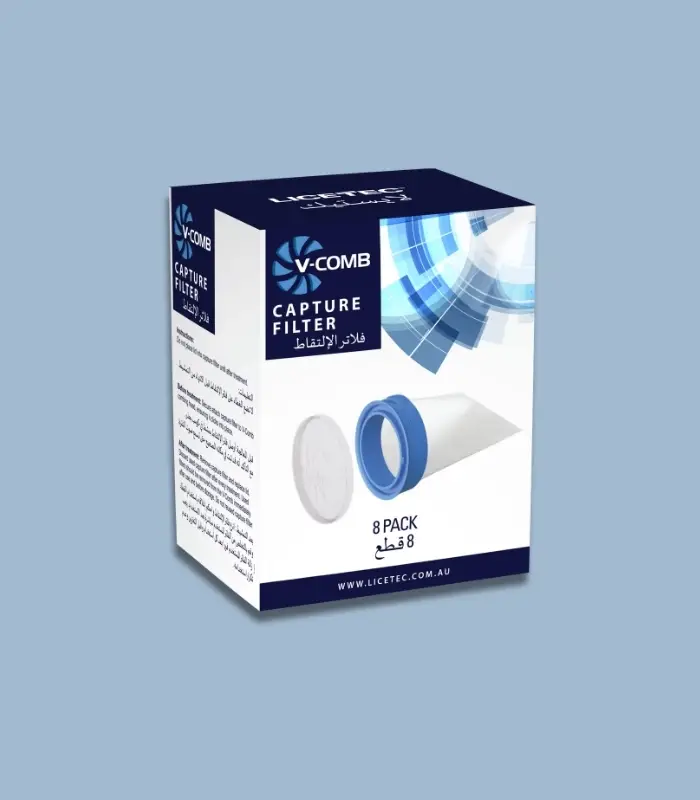 في كومب فلاتر التقاط القمل – 8 قطع