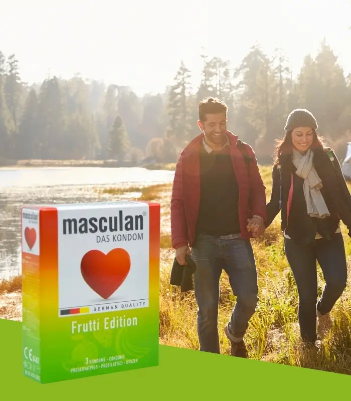 ماسكولان فروت واقي ذكري بنكهة الفواكه – عبوة 3 حبات