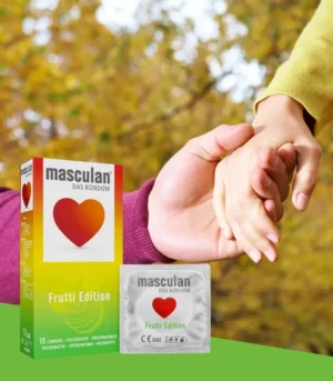 ماسكولان واقي ذكري بنكهة الفواكه – عبوة 10 قطع