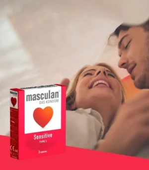 عبوة ماسكولان تايب 1 – عازل طبي إحساس عالٍ رقيق 3 حبات