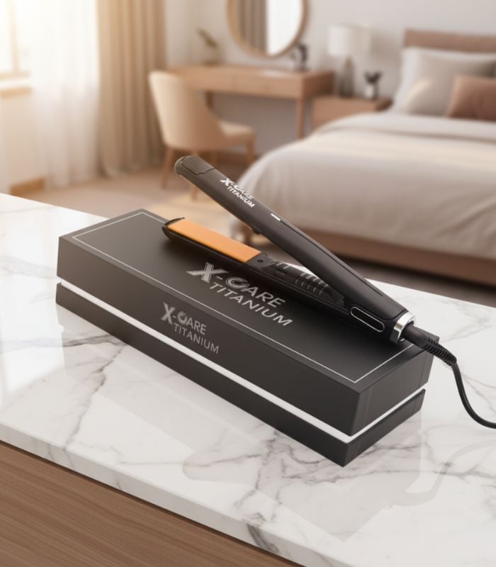 جهاز سيراميك إكس كير فرد الشعر تيتانيوم