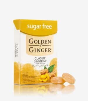 جولدن جينجر أقراص الزنجبيل الكلاسيكية بدون سكر 45 جم