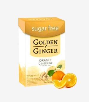 جولدن جينجر أقراص الزنجبيل بنكهة البرتقال – بدون سكر