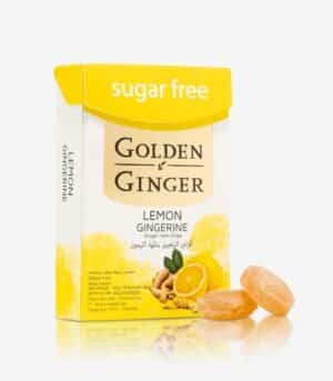 جولدن جينجر أقراص الزنجبيل بالليمون خالية من السكر