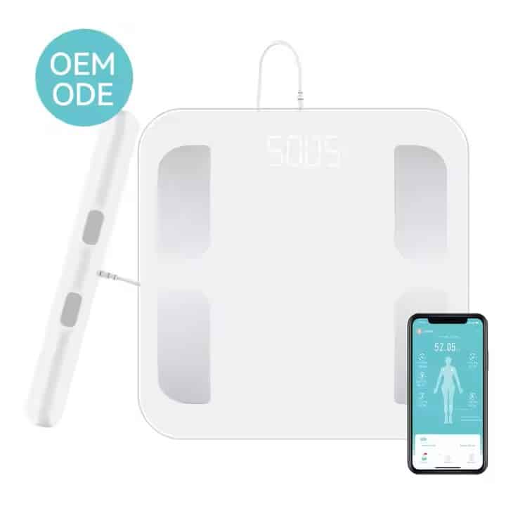 لايكا ميزان شخصي لقياس دهون الجسم الكتروني موديل laica ps7120w 6