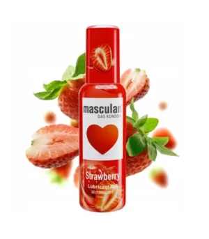 مسكولان جل طبي مزلق بالفراولة 75 مل – Masculan Strawberry Lubricant Gel