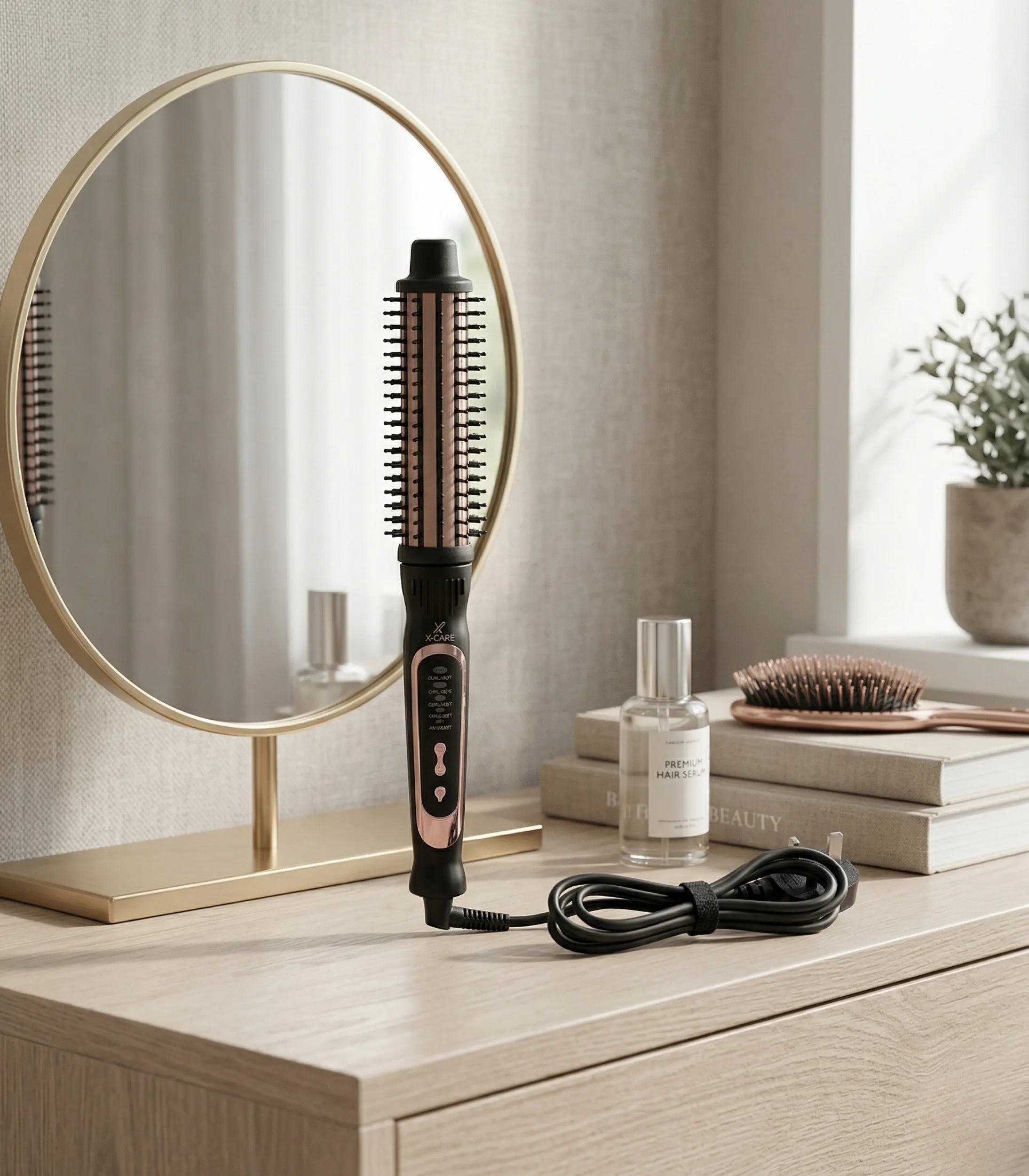 فرشاة تمويج الشعر الكهربائية الاحترافية لتصفيف سريع وامن FP 360 (3)